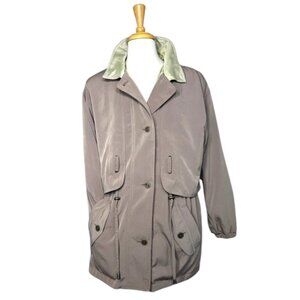 Braetan Authentic Outerwear Womens Medium Utility Lightweight Jacket Zip Up Sz M